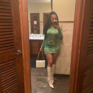 Zara 2 tone cut out mini